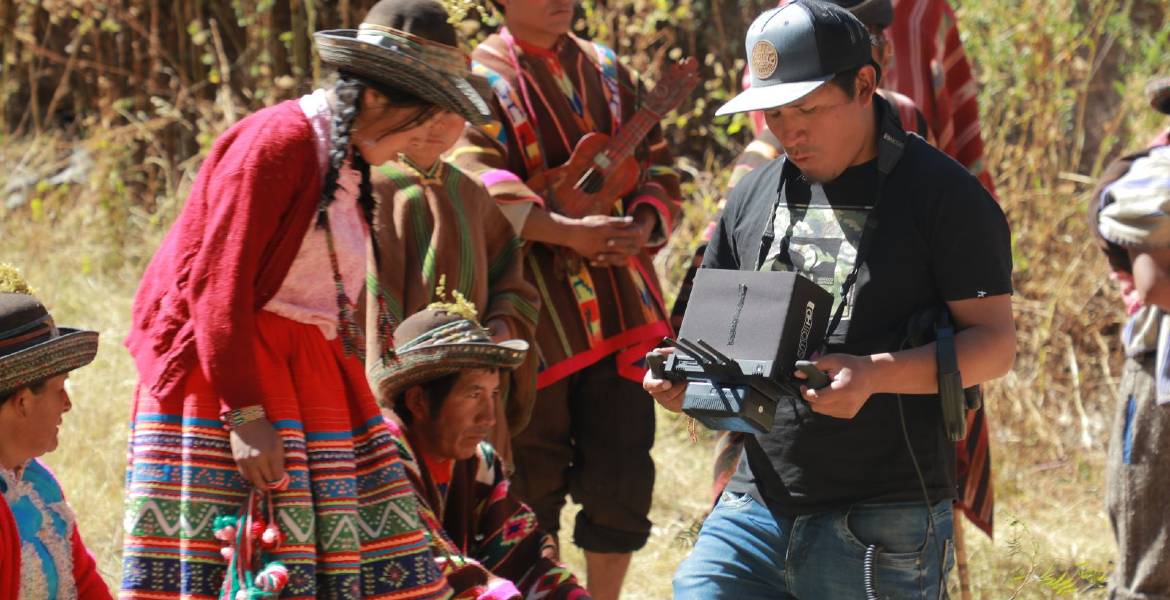 Rómulo Sulca Ricra, director de “Érase una vez en los Andes”